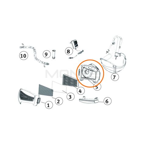 System filtrów powietrza (numer 5) Schweisskraft kod: 1662231 - 2